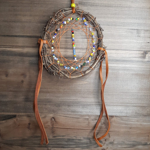 Boho Sapien Hand-made African Beads Dream Catcher One-of-a-kind Full