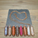 Beautiful Double-pointed Crystal and Gemstone  Pendants wrapped in Copper. 