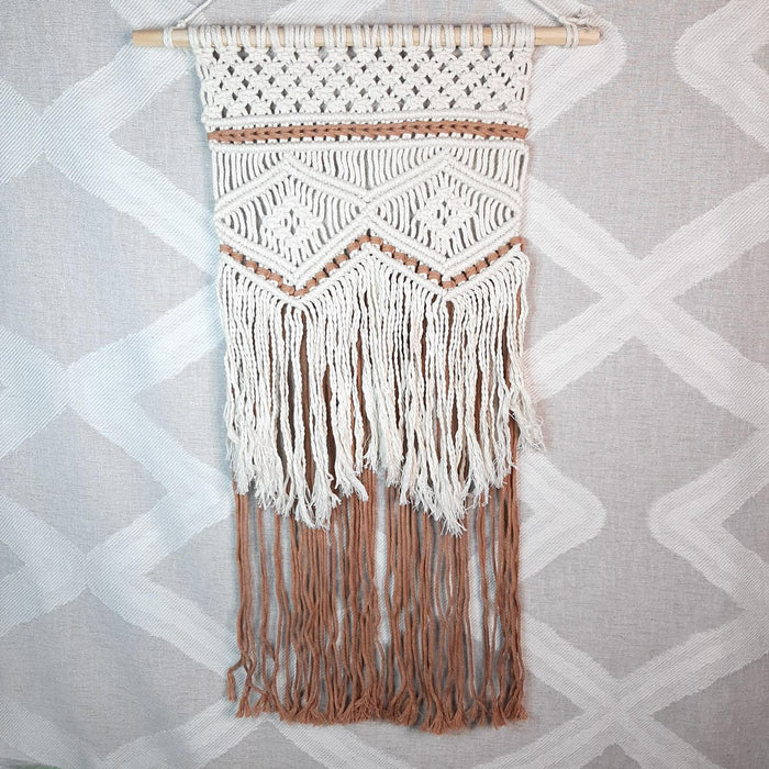 Coco and Cream Macrame Wall Hanging Retro Modern Boho Decor!