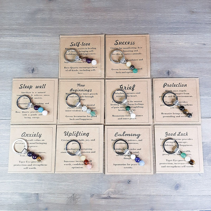 Intentional Gemstone Charms 10 Styles to choose from with FREE Cards