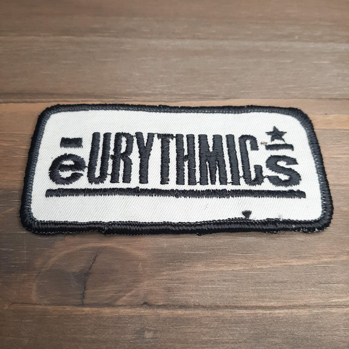 Vintage 80's Eurythmics Band Iron On Patch New Old Stock The Real Deal!