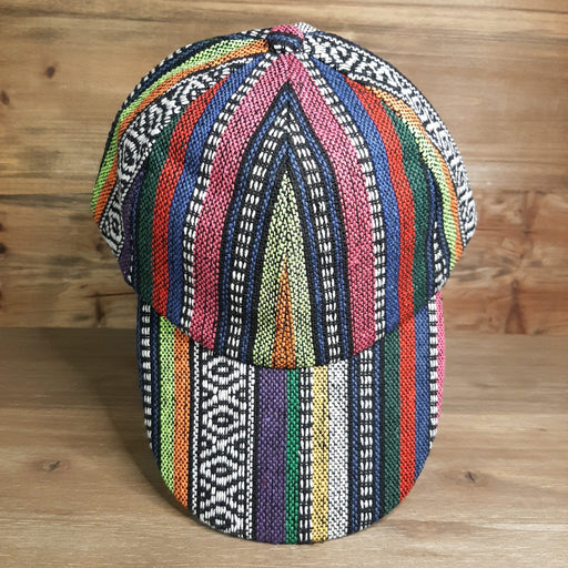 Peruvian Material Ballcap Green Center Front