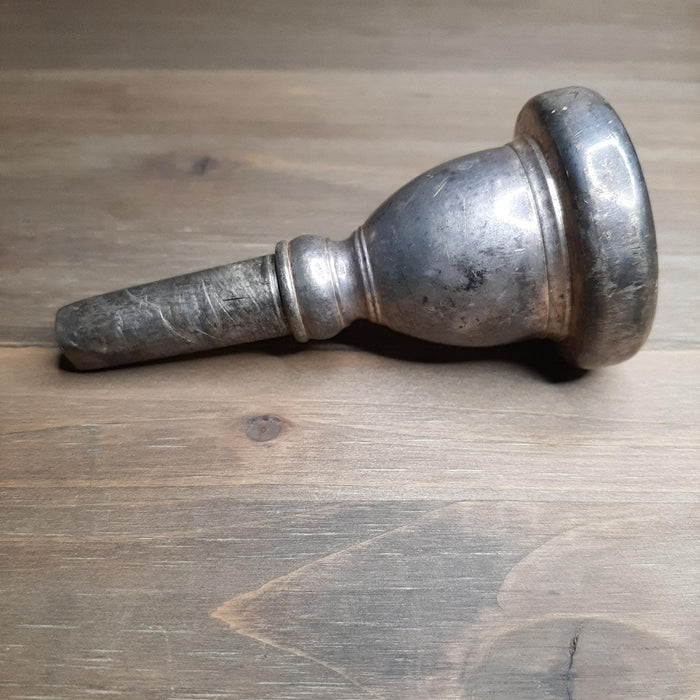 Vintage Silver Tuba Sousaphone Mouthpiece Right