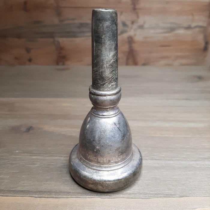 Vintage Silver Tuba Sousaphone Mouthpiece Standing