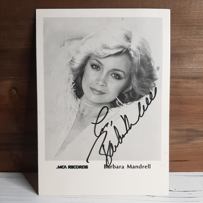 Vintage Barbara Mandrell Photo Hand-signed Front