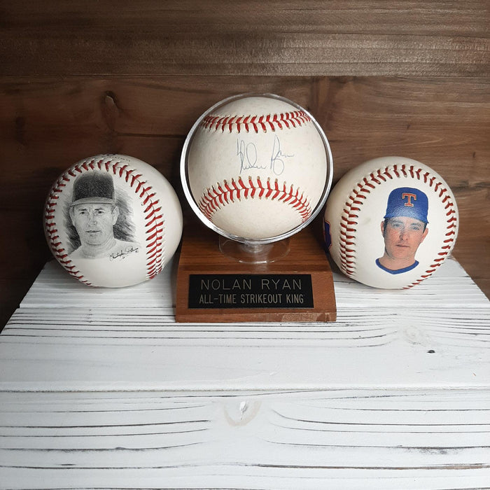 Nolan Ryan Autographed Baseball Collection