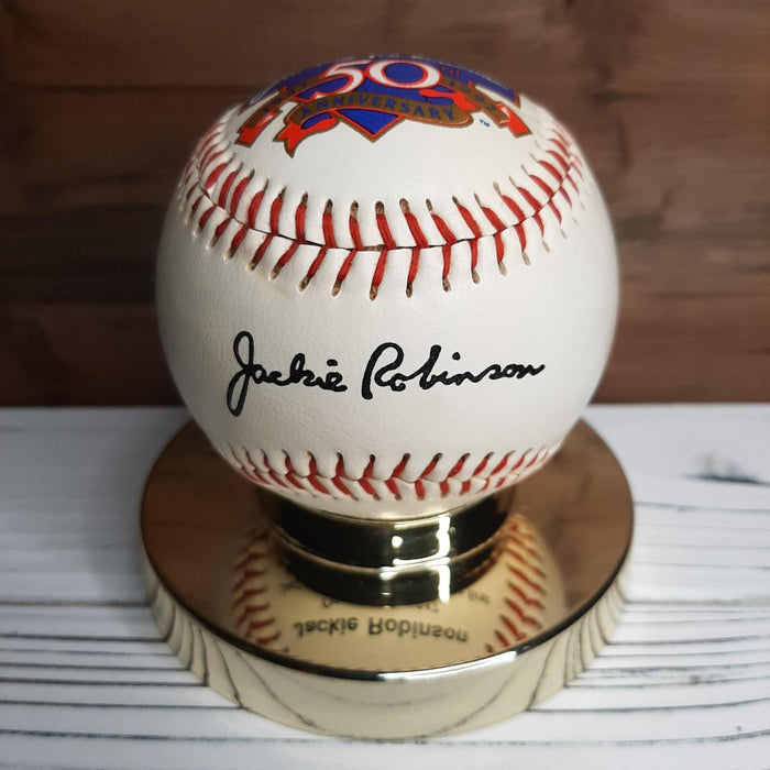 Jackie Robinson 50th Anniversary Commemorative Signature Baseball