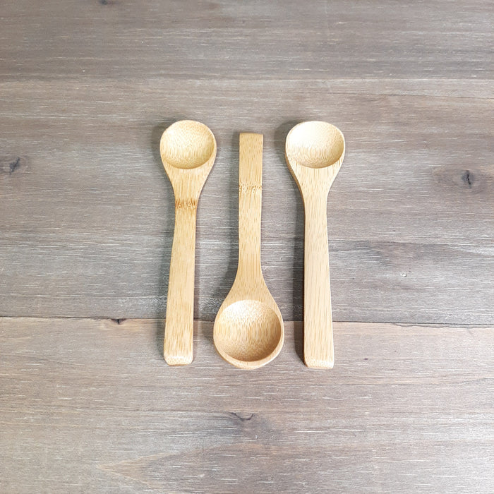 3 Mini Bamboo Spoons