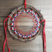 Red White and Blue Dream Catcher Close Up