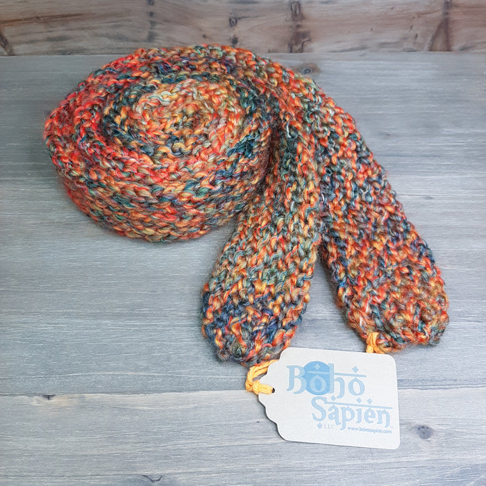 Colors of Autumn Scarf Swirled