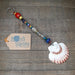 Sea Shell Sun Catcher with Glass Beads from India