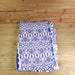 Tapestry or Bedspread from India Variegated Purple and Violet Folded Lotus Flower