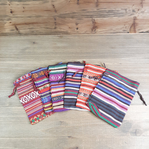 Textile Gift Pouches Open Group Fanned Out