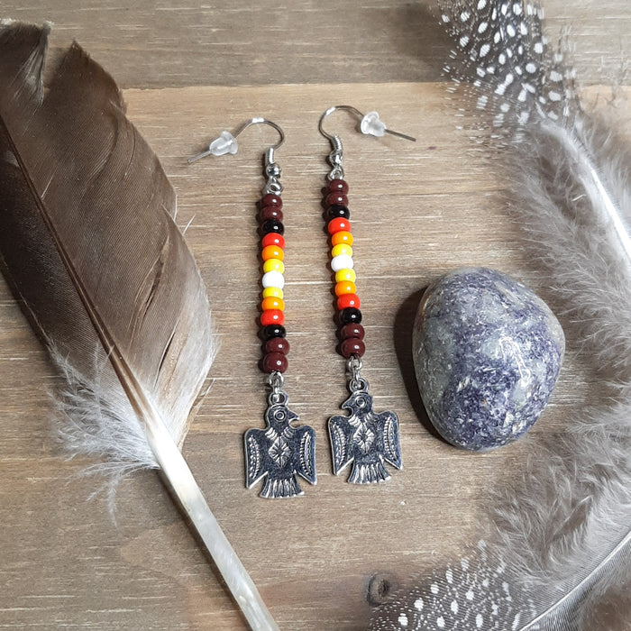 Southwestern Thunderbird Earrings 9 Colors to Choose From Boho Style