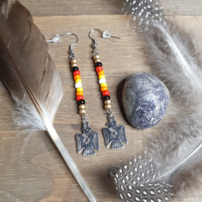 Southwestern Thunderbird Earrings 9 Colors to Choose From Boho Style