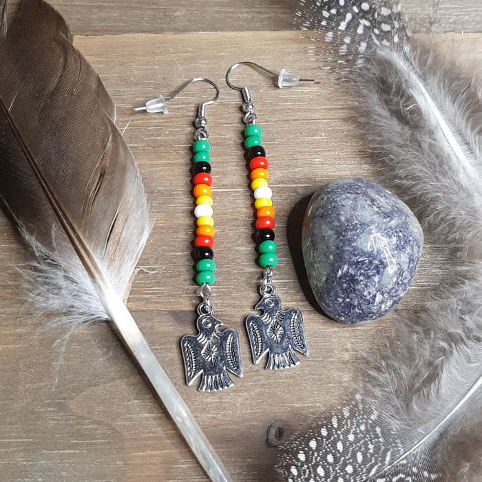 Southwestern Thunderbird Earrings 9 Colors to Choose From Boho Style