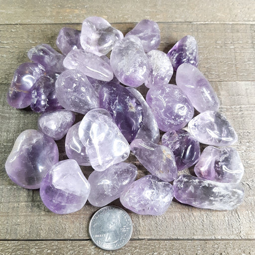 Tumbled Amethyst Crystal Pile B Grade