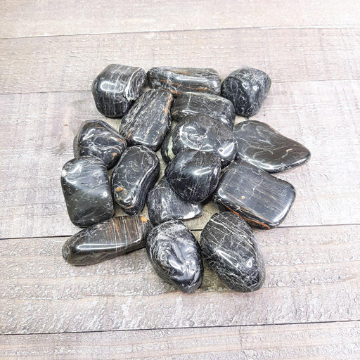 Tumbled Black Tourmaline Pile of Stones