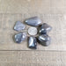 Tumbled Hematite 6 Stones with a Quarter A Grade